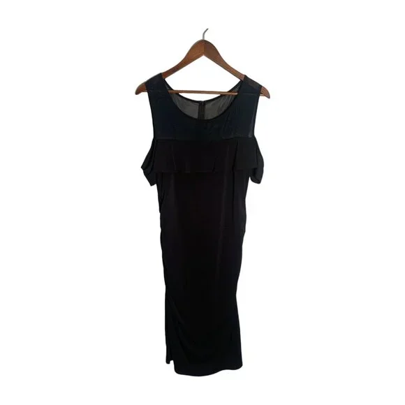 INC International Concepts | Dresses | Inc Cold Shoulder Black Round Neck Midi Dress Xl | Poshmark INC International Concepts | Dresses | Inc Cold Shoulder Black Round Neck Midi Dress Xl | Poshmark